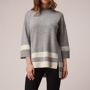 Striped sweater tunic